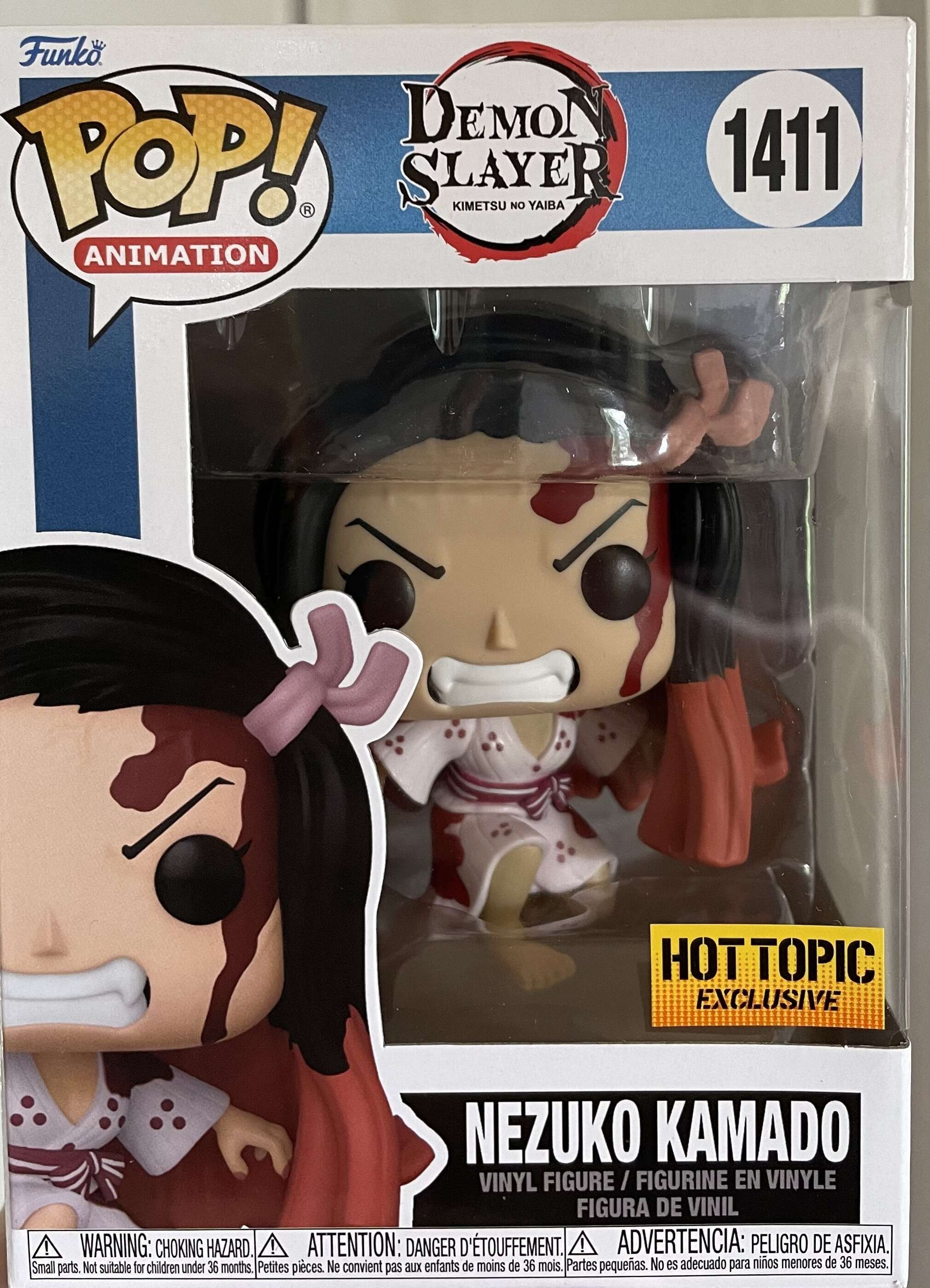 Image of Nezuko Kamado #1411 (Hot Topic Exclusive)(Pop! Animation Demon Slayer)