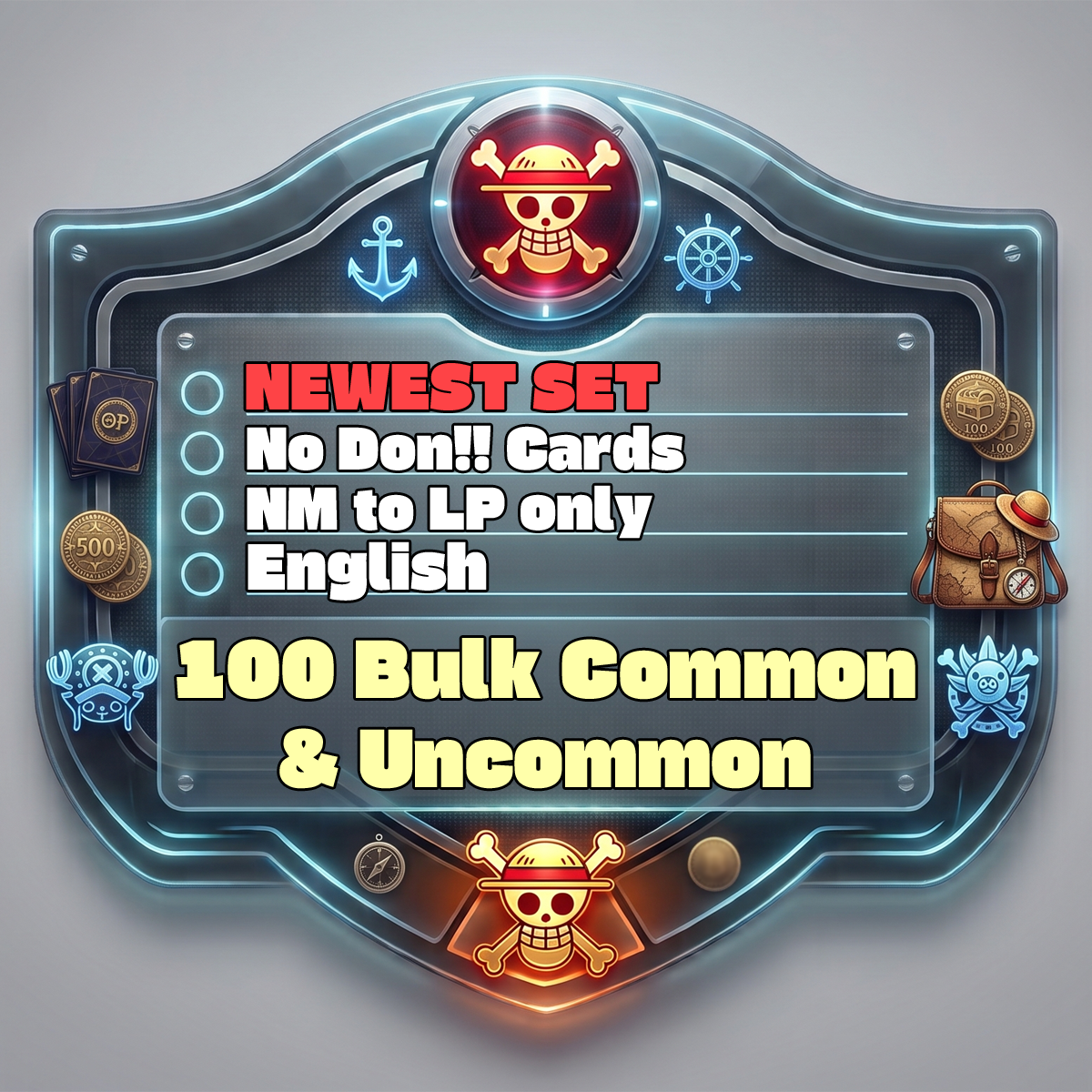Image of OP - Bulk 100 Common & Uncommon - NM/LP - English (NEWEST SET)