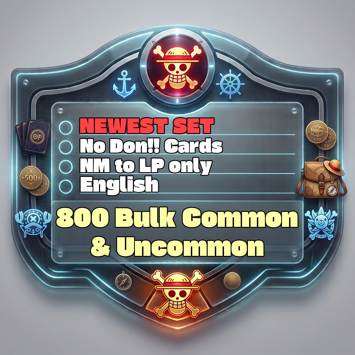 Image of OP - Bulk 800 Common & Uncommon - NM/LP - English (NEWEST SET)