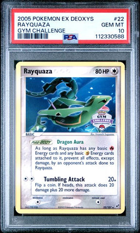 Rayquaza [EX: Deoxys] (Gym Challenge Promo) 22/107 PSA 10