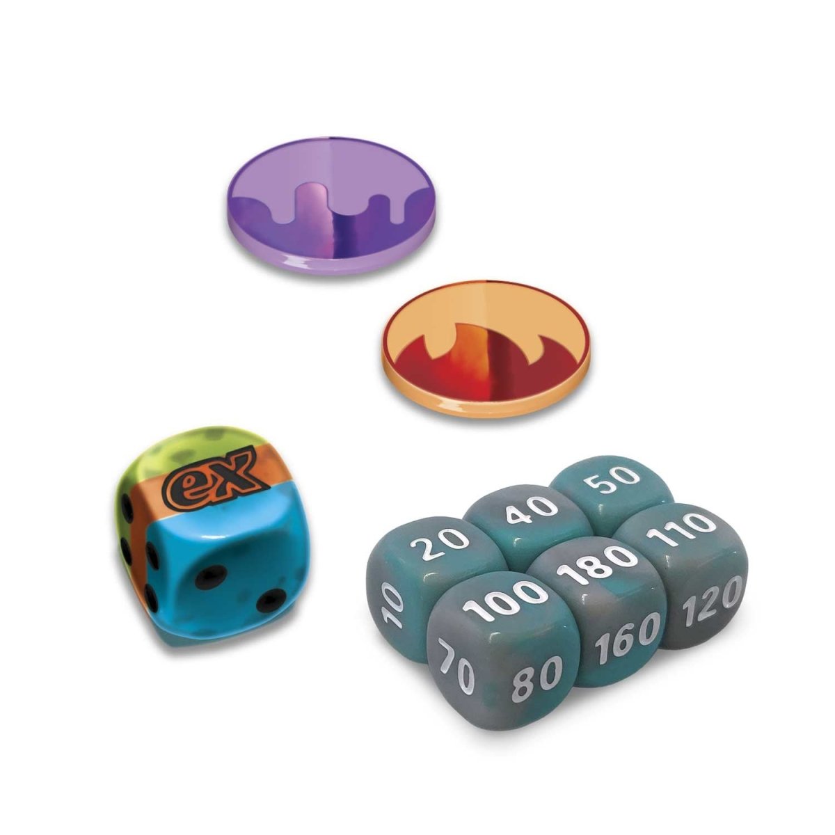 Image of Paldea Evolved ETB Dice + Condition Markers