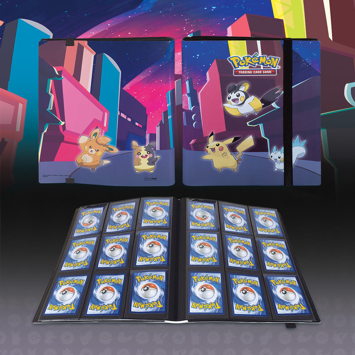 Image of Shimmering Skyline 9 Pocket Pro Binder