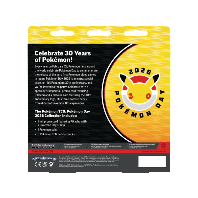 POKEMON DAY 2026 COLLECTION WAVE 1 (ENGLISH) LIMIT 2 (PREORDER)