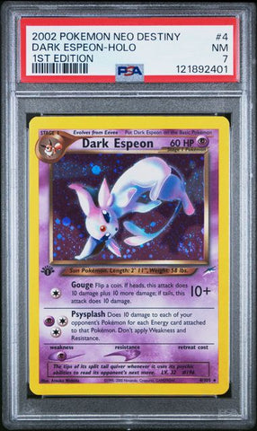 Dark Espeon (Neo Destiny 1st Edition) 4/105 PSA 7