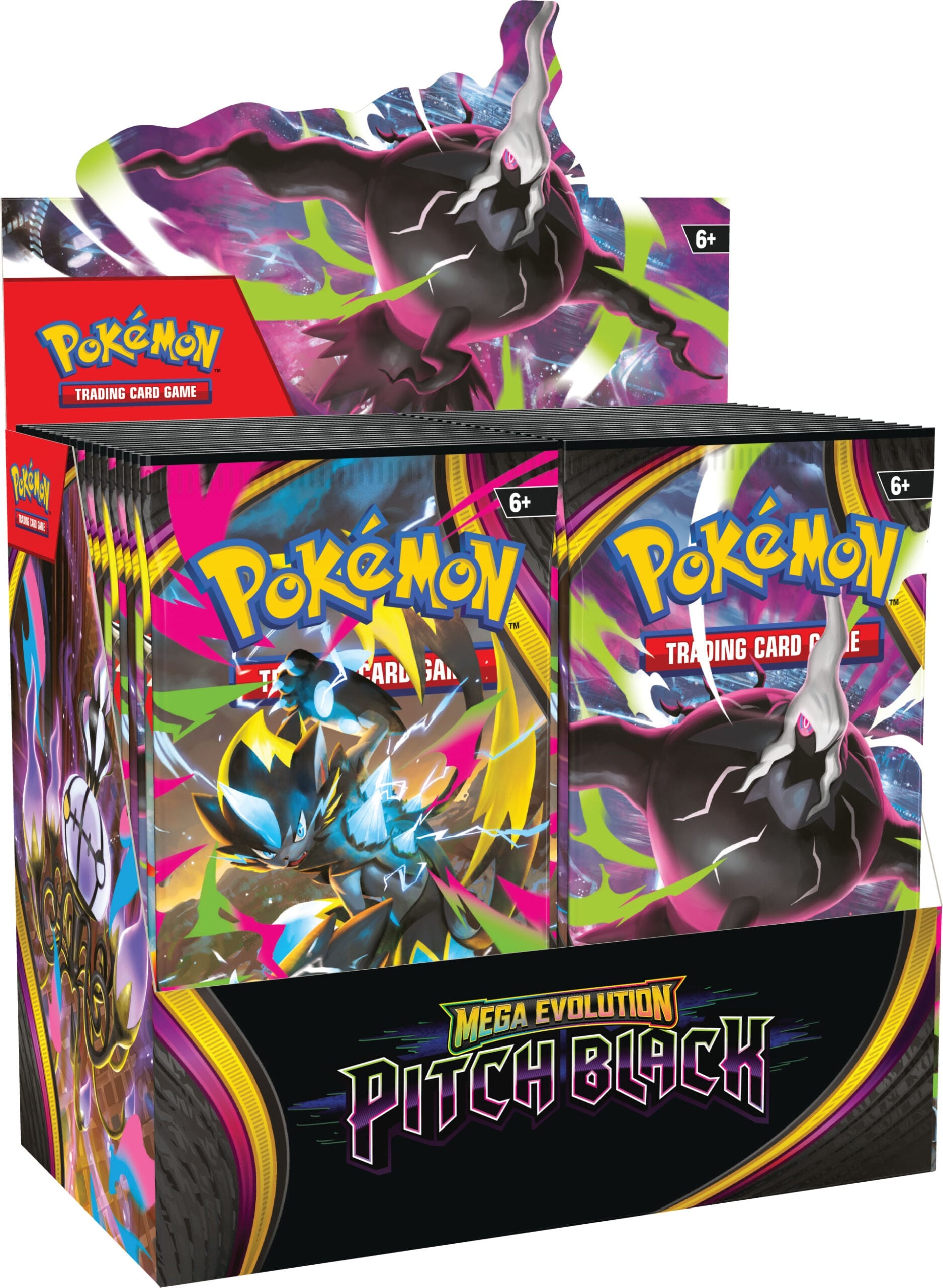 Image of Mega Evolution - (ME05) Pitch Black Booster Box (ENGLISH) LIMIT 6 (PREORDER) (WAVE 2)