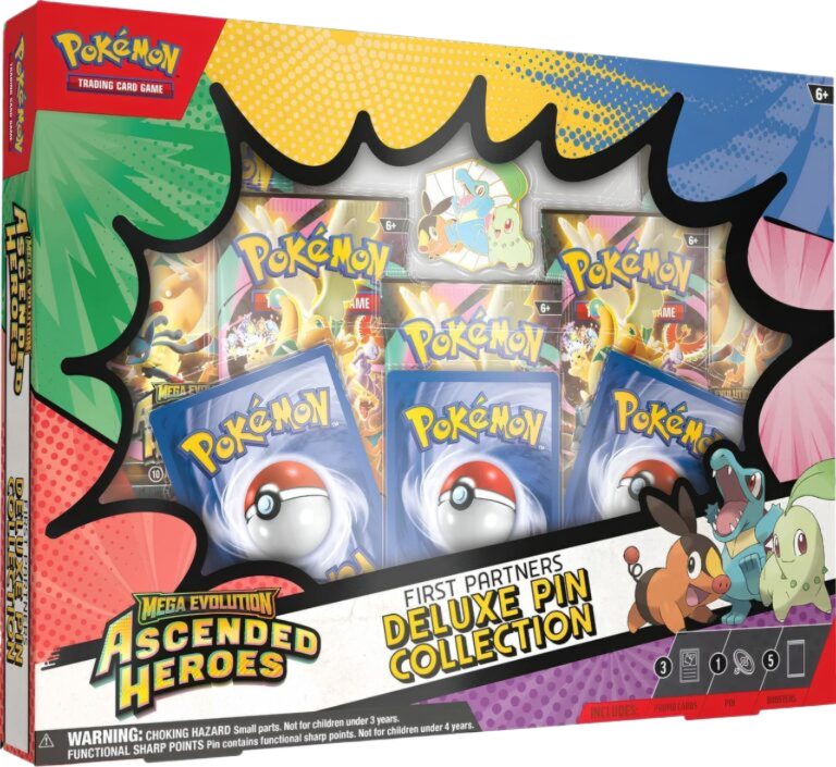 Mega Evolution - Ascended Heroes First Partners Deluxe Pin Collection (WAVE 1) (PREORDER) (LIMIT 3) (MARCH)