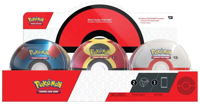 Poke Ball Tin Winter 2025 - Randomly selected
