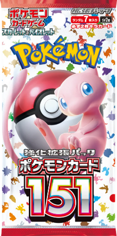 Pokemon 151 JAPANESE Booster Pack (SV2a)