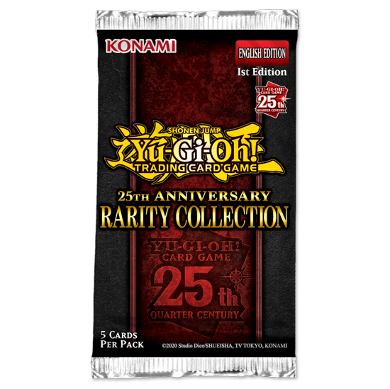 Image of 25th ANNIVERSARY RARITY COLLECTION BOOSTER PACK 1st Edition