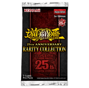 25th ANNIVERSARY RARITY COLLECTION BOOSTER PACK 1st Edition