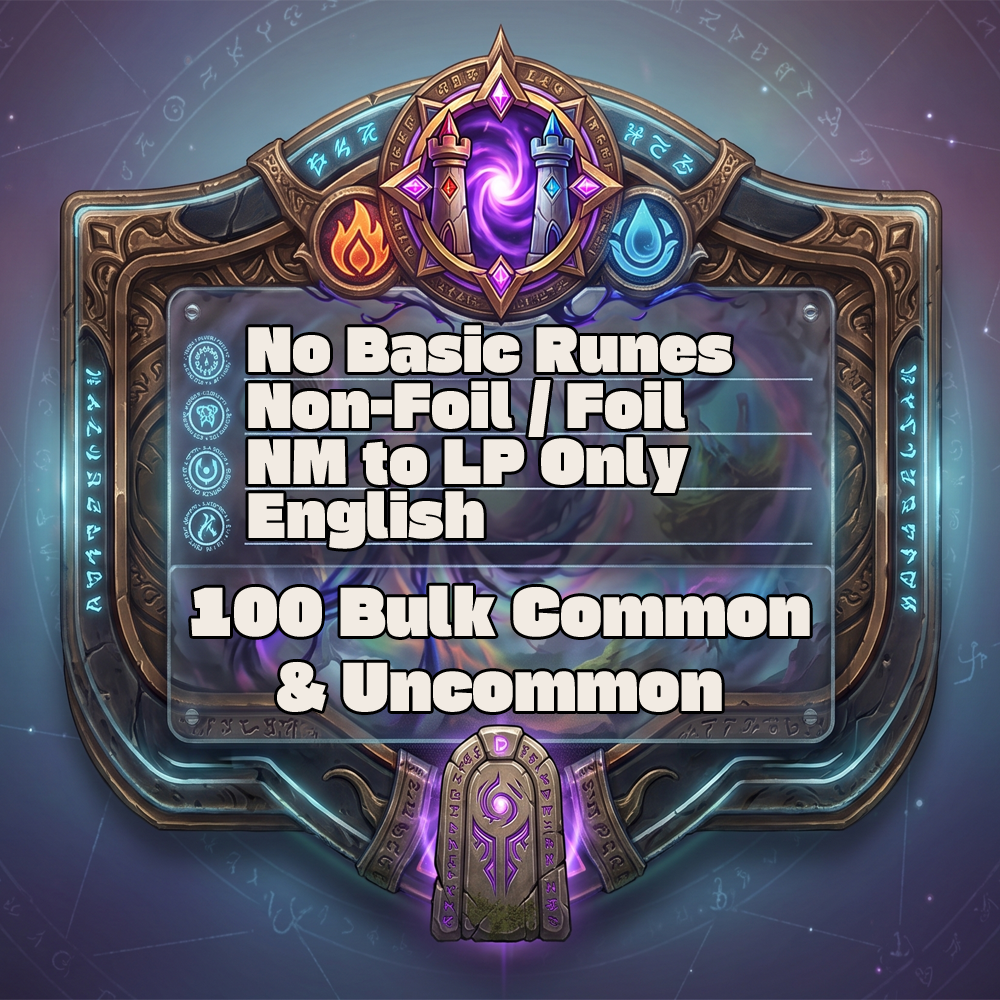 Image of RIFTBOUND - Bulk - 100 Common & Uncommon