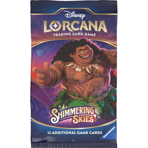 Disney Lorcana Shimmering Skies Booster Pack