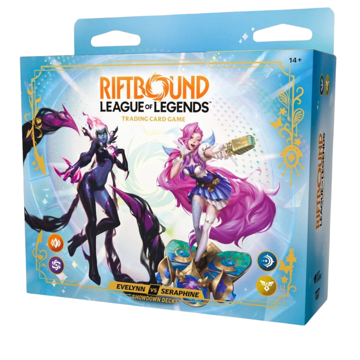 Image of League of Legends: Riftbound Showdown Deck - Radiance Evelynn vs Seraphine (PRE-ORDER)