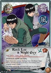 Image of Rock Lee & Might Guy (N-262) (S8 Battle of Destiny) 1st Edition