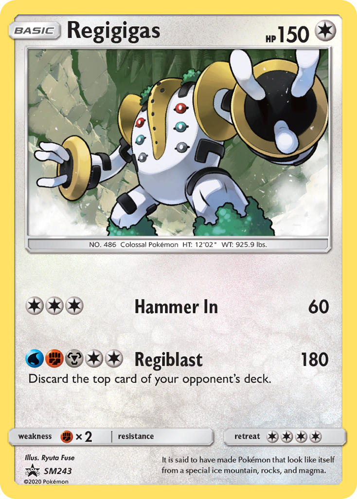 Image of Regigigas (SM243) [Sun & Moon: Black Star Promos]