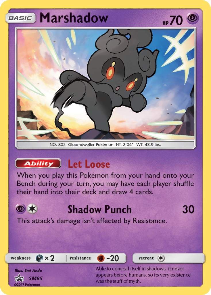 Image of Marshadow (SM85) [Sun & Moon: Black Star Promos]