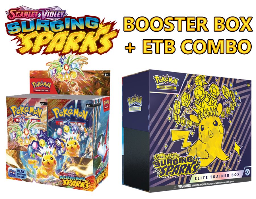 Surging Sparks Booster Box + ETB Combo SV8 (PREORDER)