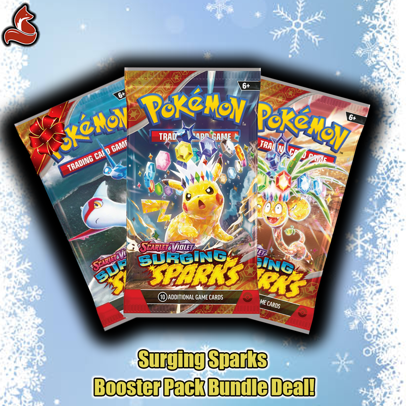 Surging Sparks Booster Packs 3 for only $29.99 - Holiday Sales