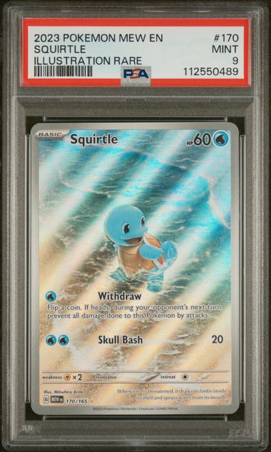 Image of Squirtle (Scarlet & Violet 151) 170/165 PSA 9