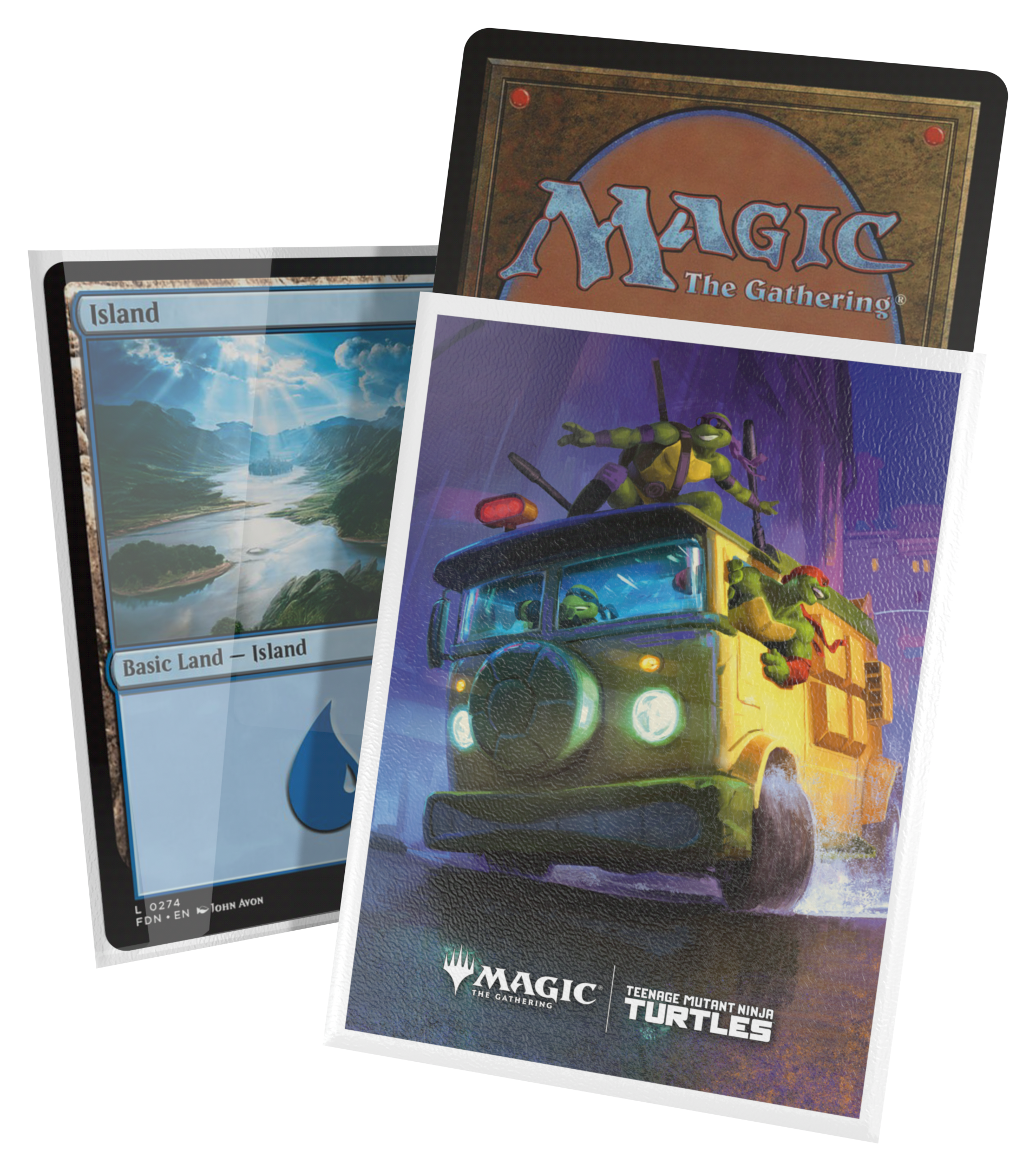 Image of ART SLEEVES MTG TEENAGE MUTANT NINJA TURTLES - ULTIMATE GUARD