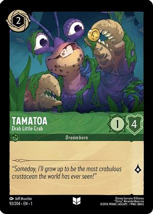 Tamatoa (Drab Little Crab) - 92/204 - Uncommon