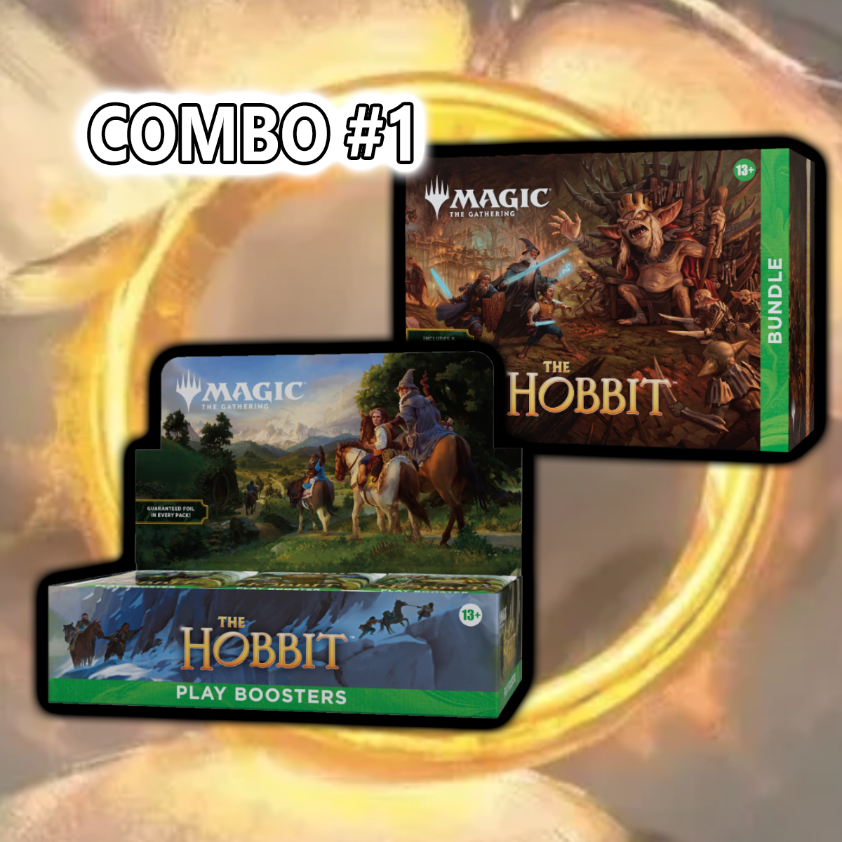Image of MTG - UNIVERSES BEYOND : THE HOBBIT - COMBO #1 - PLAY BOOSTER & BUNDLE (PRE-ORDER)