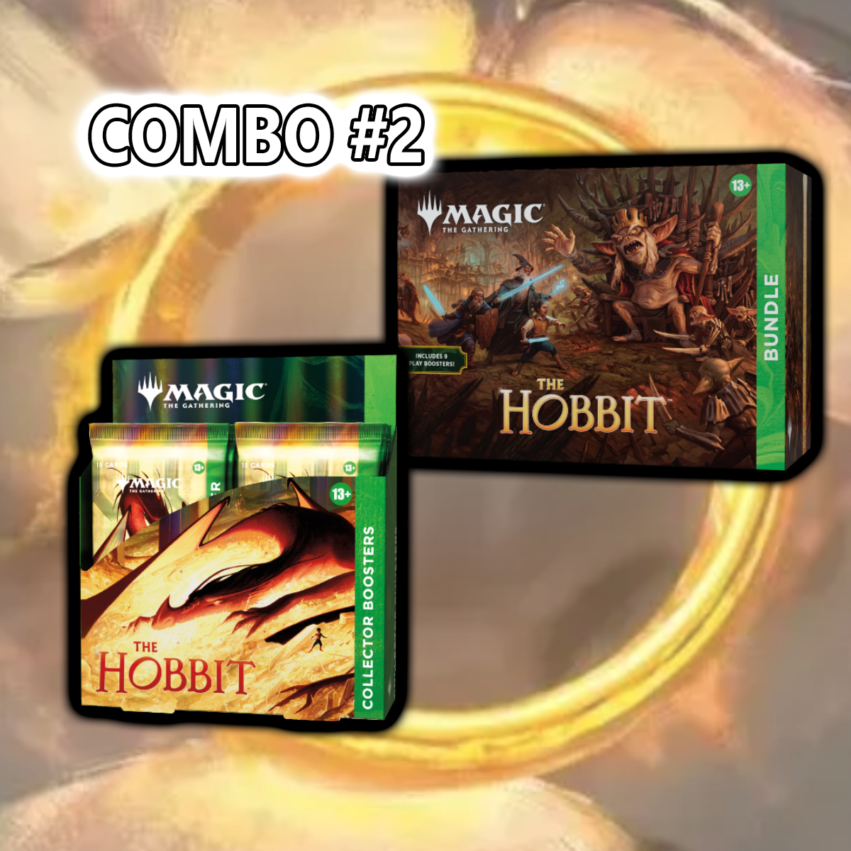 Image of MTG - UNIVERSES BEYOND : THE HOBBIT - COMBO #2 - COLLECTOR BOOSTER & BUNDLE (PRE-ORDER)