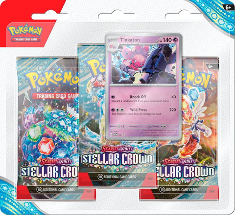 Stellar Crown (SV 7) 3 Pack Blister