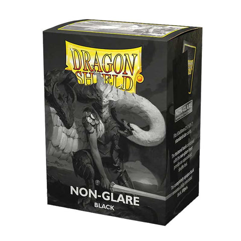 Black Matte Non-Glare Dragon Shield (STANDARD)