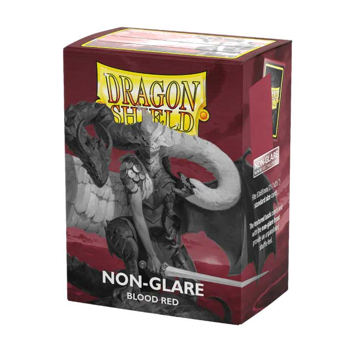 Image of Blood Red Matte Non-Glare Dragon Shield (STANDARD)