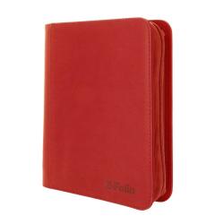 Image of 4-POCKET Z-FOLIO LX ALBUM TOPLOADERS RED