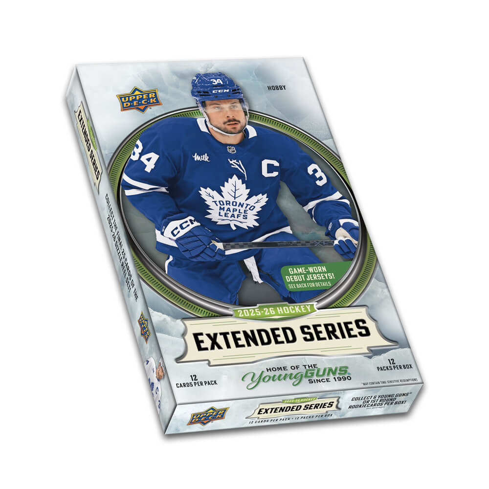 Image of 2025-26 Upper Deck Extended Series Hockey Hobby Box (IN STORE PURCHASE ONLY READ DESCRIPTION)
