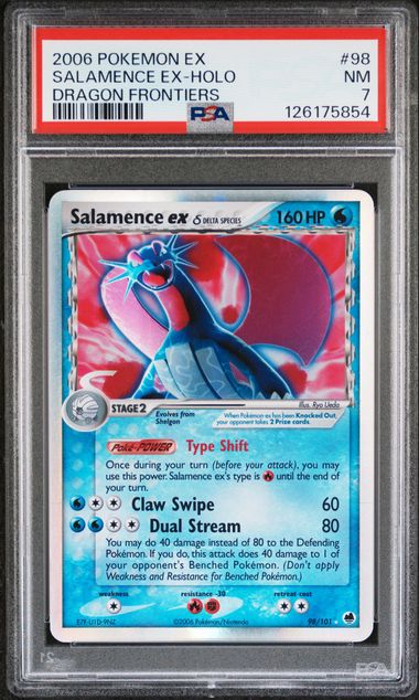 Image of Salamence ex (EX: Dragon Frontiers) 98/101 PSA 7
