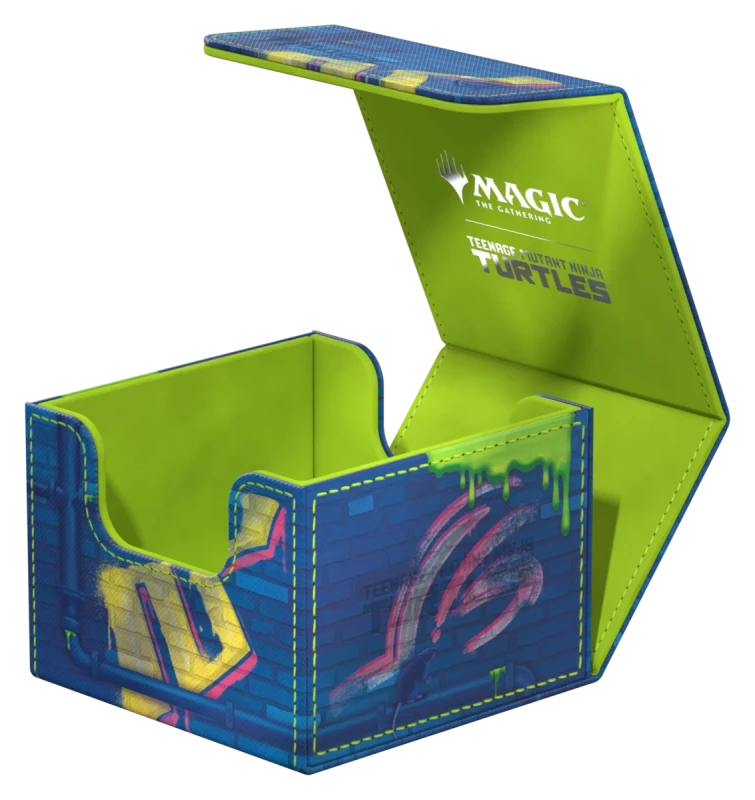 Image of Teenage Mutant Ninja Turtles - 133+ Ultimate Guard Sidewinder Xenoskin Deckbox - TMNT