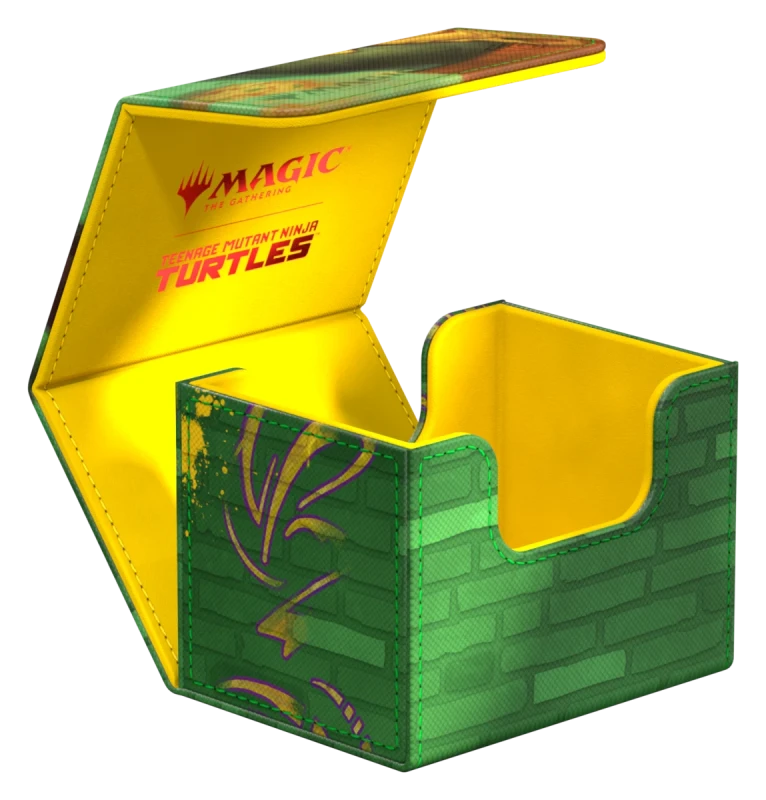 Image of Teenage Mutant Ninja Turtles - 100+ Ultimate Guard Sidewinder Xenoskin Deckbox - TMNT