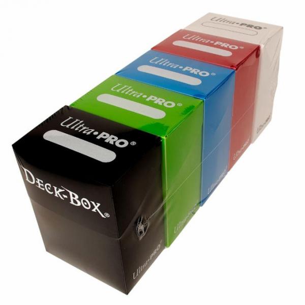 Image of Solid Mana Colours (5-Pack) Ultra Pro Deck Box (80+)