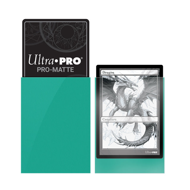 Image of Aqua Matte Non-Glare Ultra Pro Standard Sleeves [50 ct]