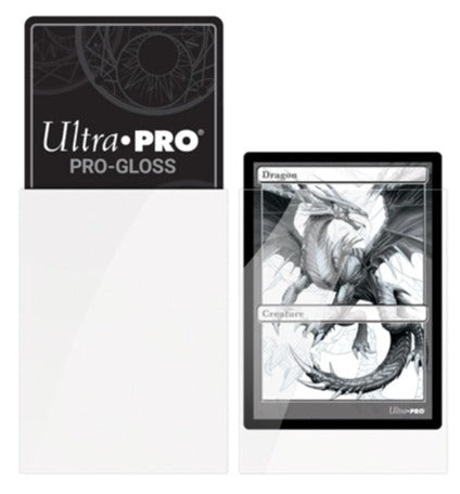 Image of Powder White Gloss Ultra Pro Standard Sleeves [50 ct]