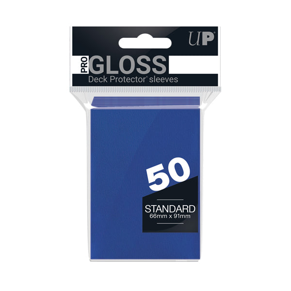 Image of Tsunami Blue Gloss Ultra Pro Standard Sleeves [50 ct]