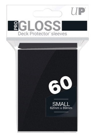 Image of Black Pro-Gloss (Japanese) [60 ct] Ultra Pro Deck Protector Sleeves