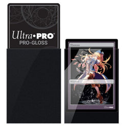 Black Pro-Gloss (Japanese) [60 ct] Ultra Pro Deck Protector Sleeves