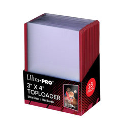 Ultra Pro 3 x 4 (25 Pack) Red border