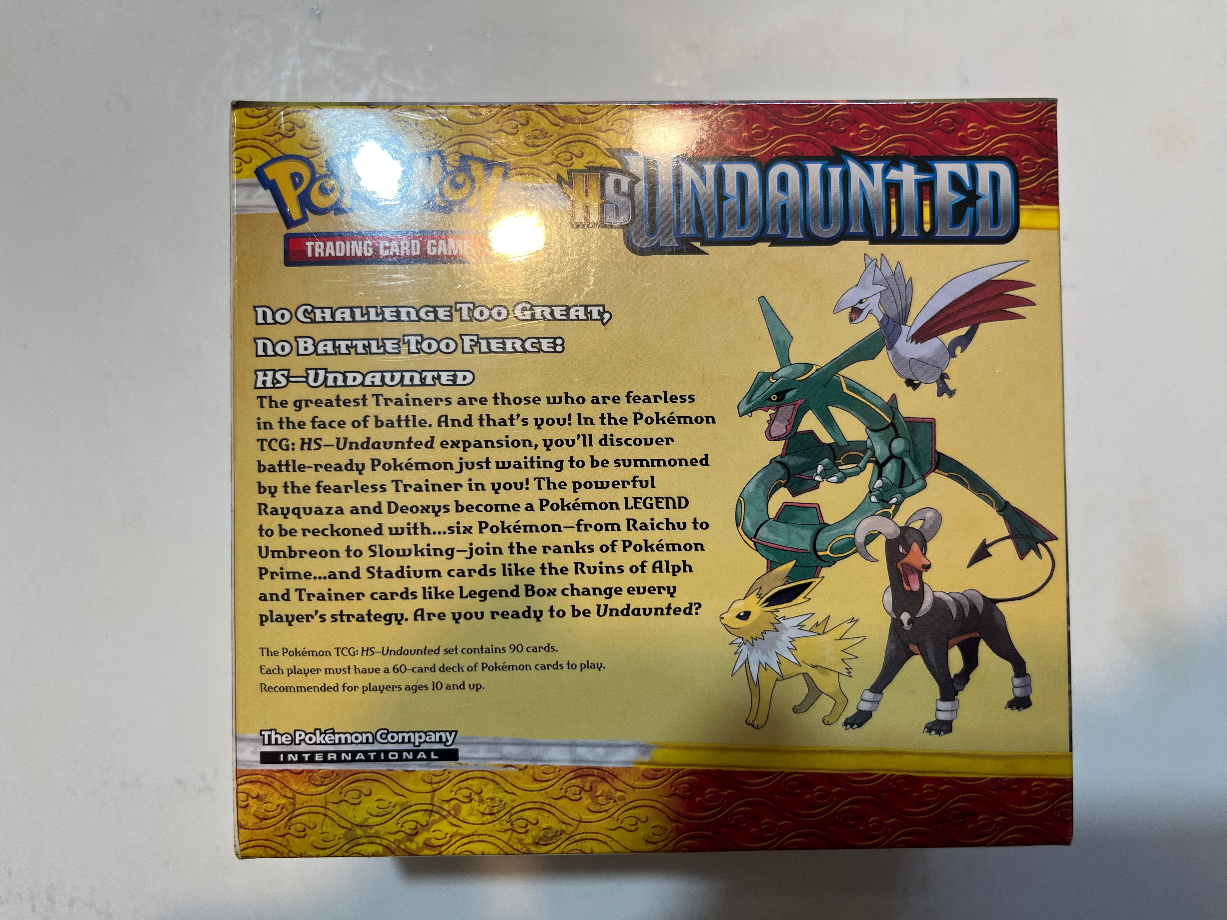 Image of Undaunted Booster Box (HeartGold SoulSilver)
