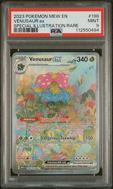 Image of Venusaur ex (Scarlet & Violet 151) 198/165 PSA 9