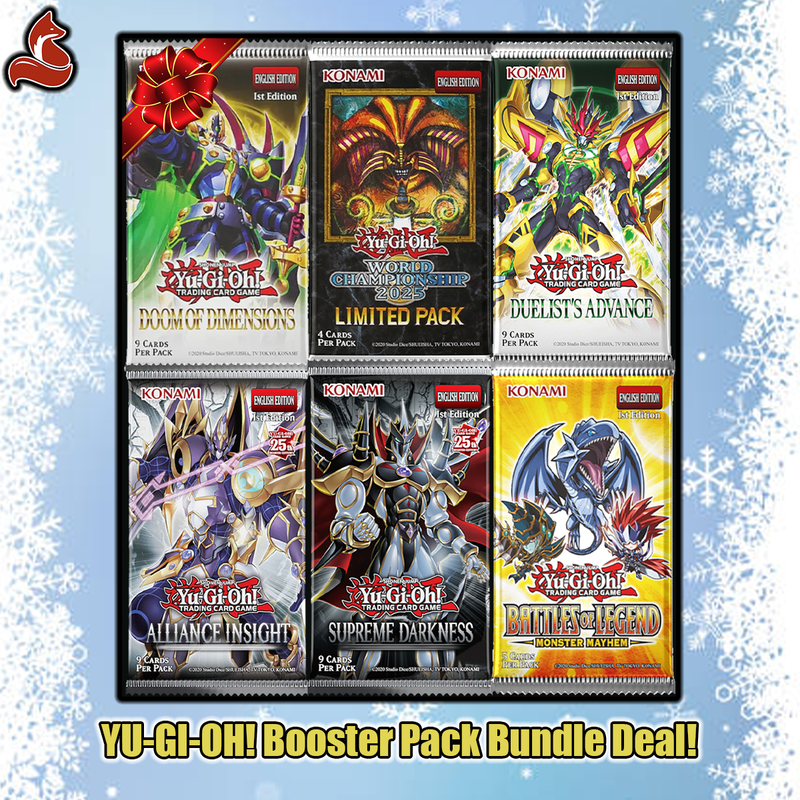 Yu-Gi-Oh! Booster Pack Bundle for $24.99 - Holiday Sale