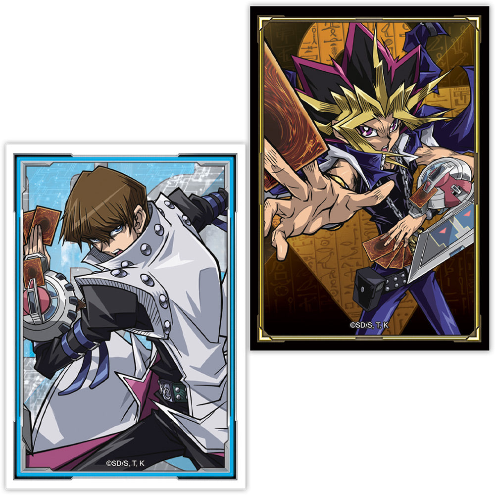 Image of QUARTER CENTURY YUGI & KAIBA SLEEVES [100 pack]