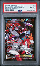 Team Magma's Groudon ex (XY: Double Crisis) 15/34 PSA 8