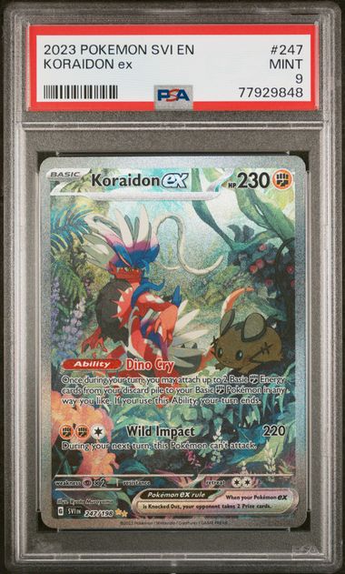 Image of KORAIDON ex (SCARLET & VIOLET) 247/198 PSA 9