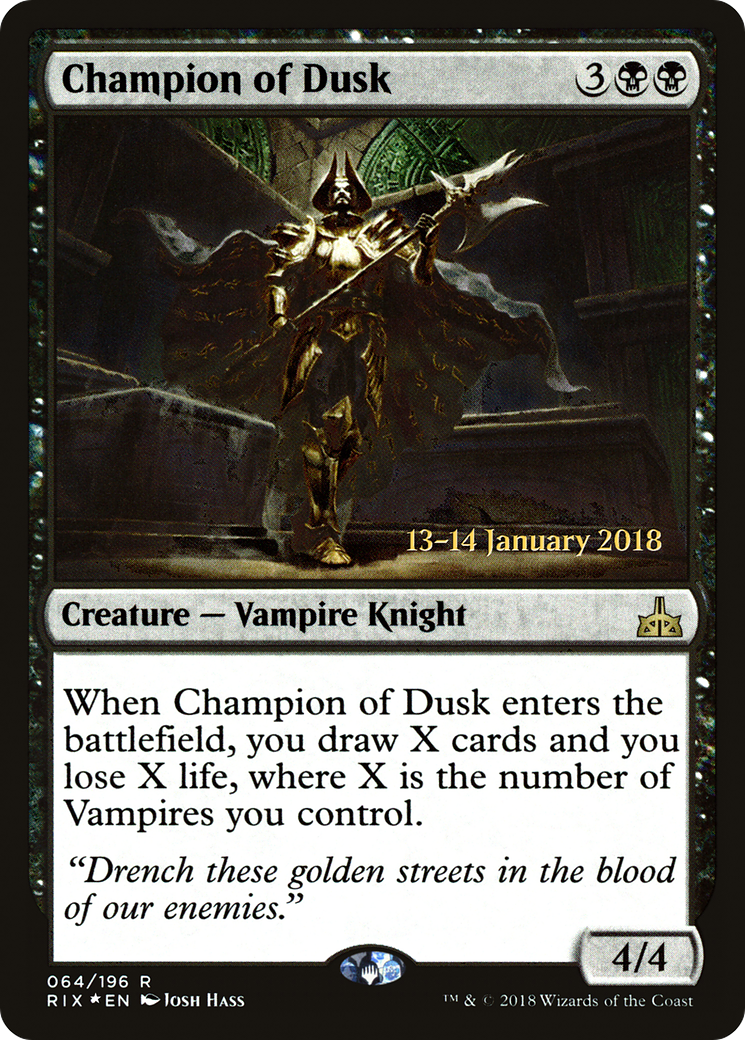 Image of Champion of Dusk [Rivals of Ixalan Prerelease Promos]
