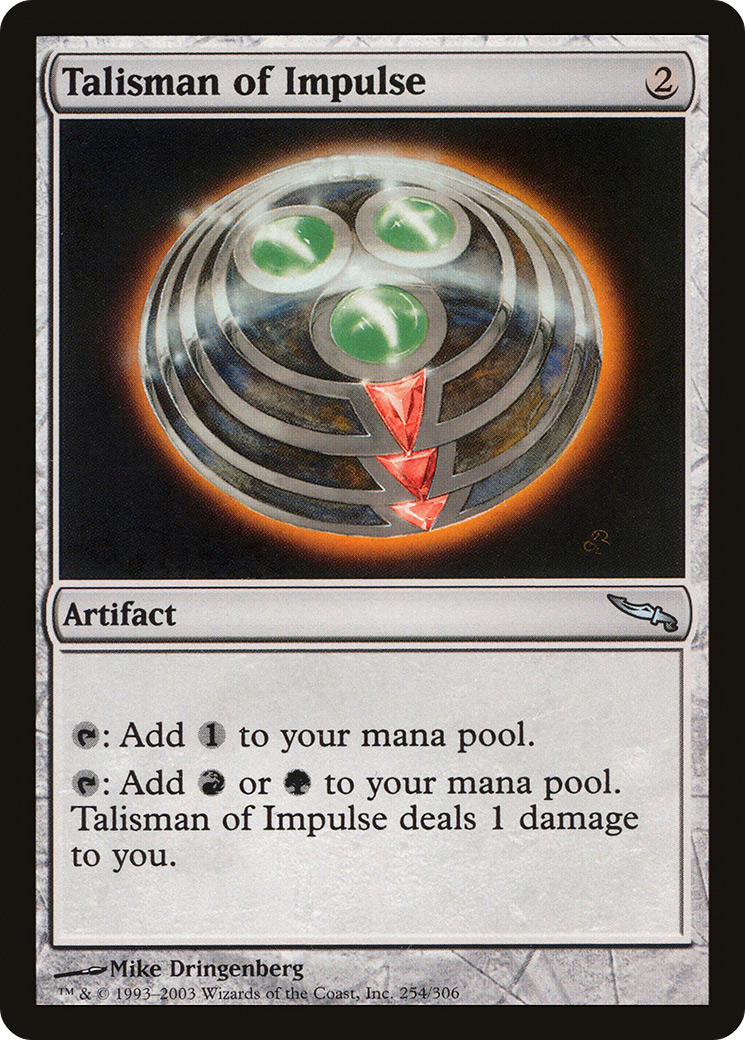 Image of Talisman of Impulse [Mirrodin]